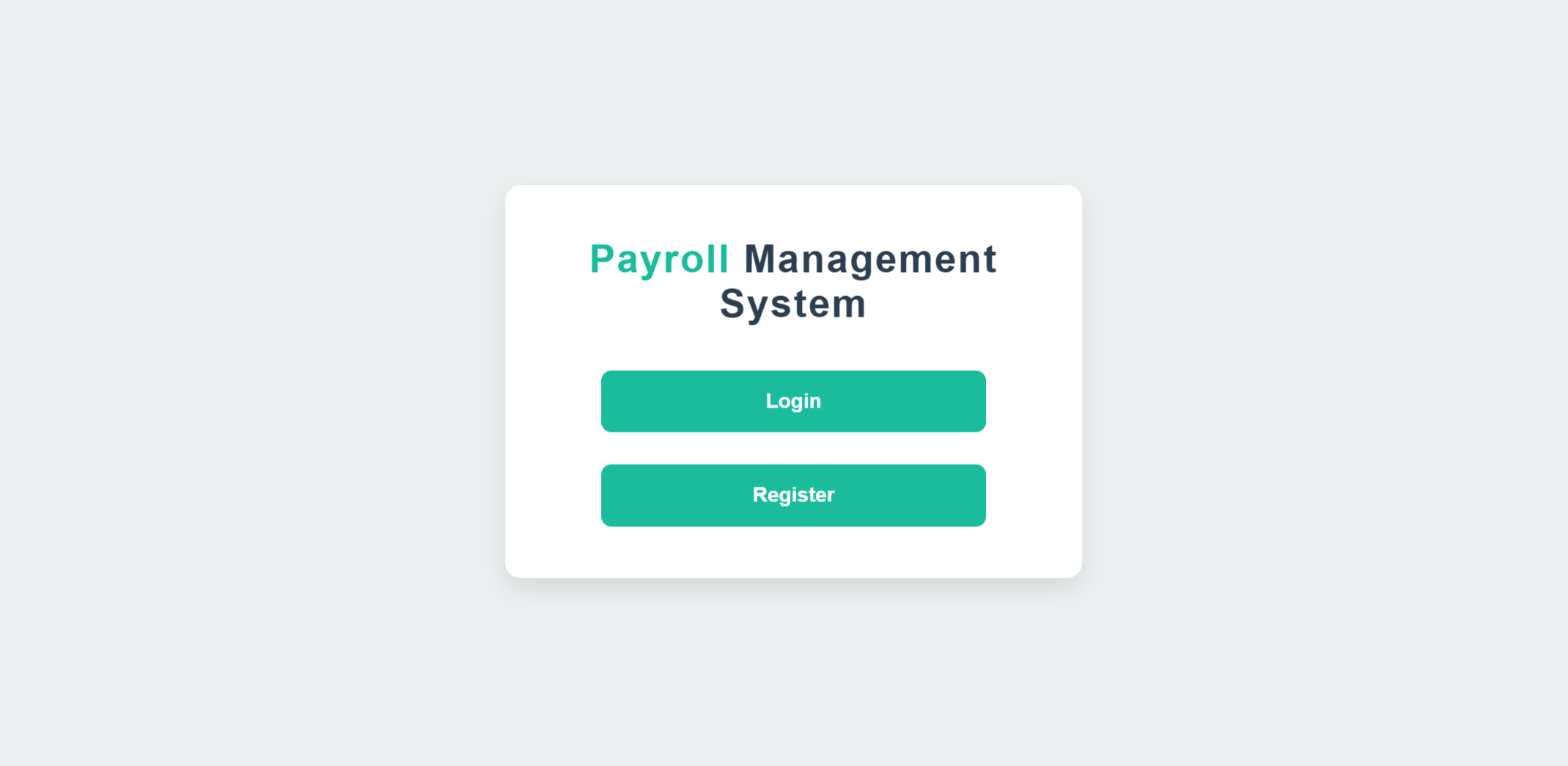 Payroll Management System